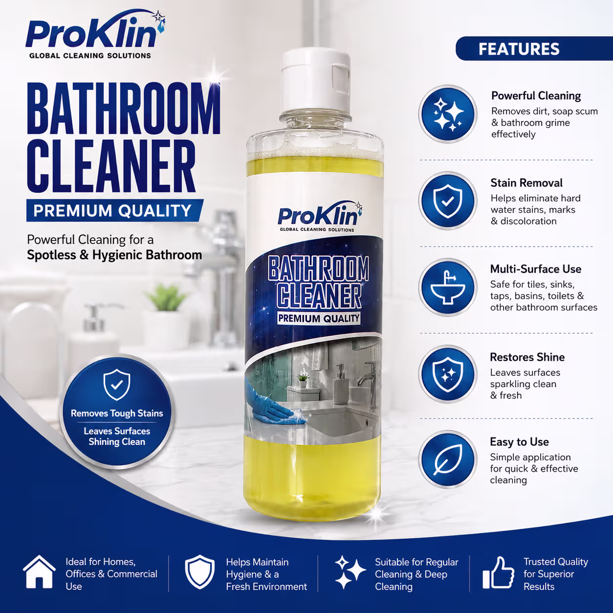 ProKlin Bathroom Cleaner | Premium Bathroom Cleaner Pakistan - Image 3