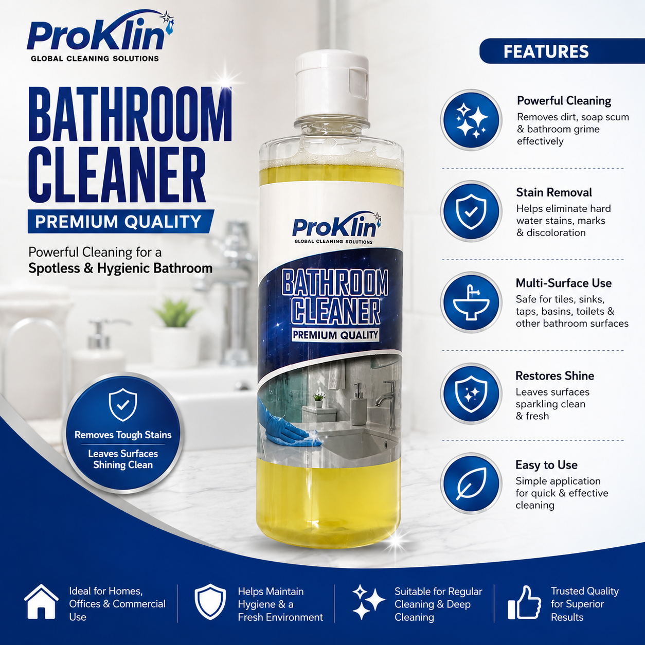 Bathroom Cleaner Features