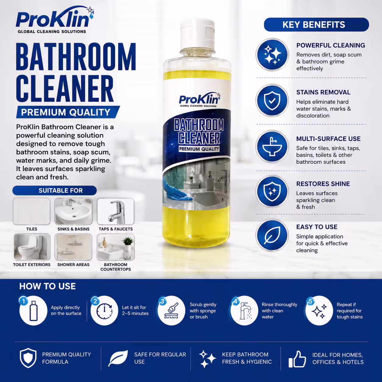 ProKlin Bathroom Cleaner | Premium Bathroom Cleaner Pakistan - Image 4