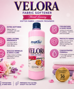 ProKlin Velora Fabric Softener Features and Benefits