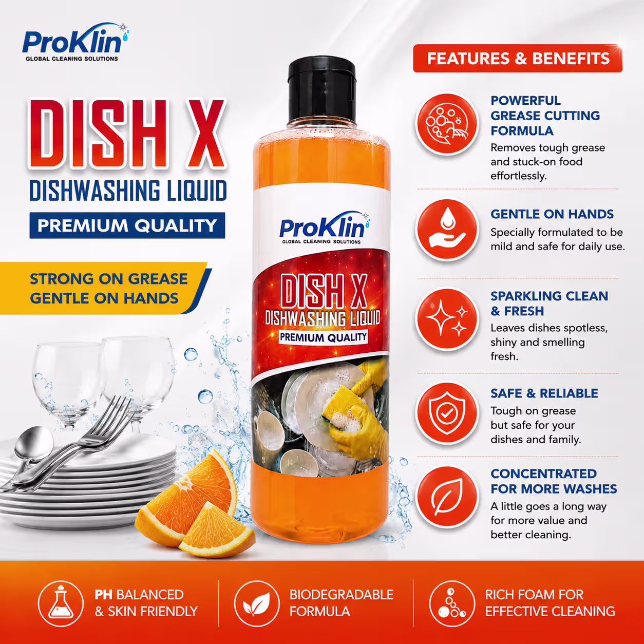 Dish X Dishwashing Liquid Benefits