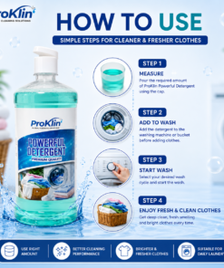 Powerful Liquid Detergent How to use